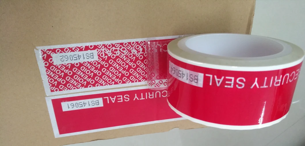 Anti-Fake Temper Security Void Sealing Tape Carton Packing Tape