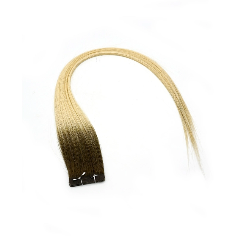 Straight Ombre Color Tape Remy Human Hair Extensions