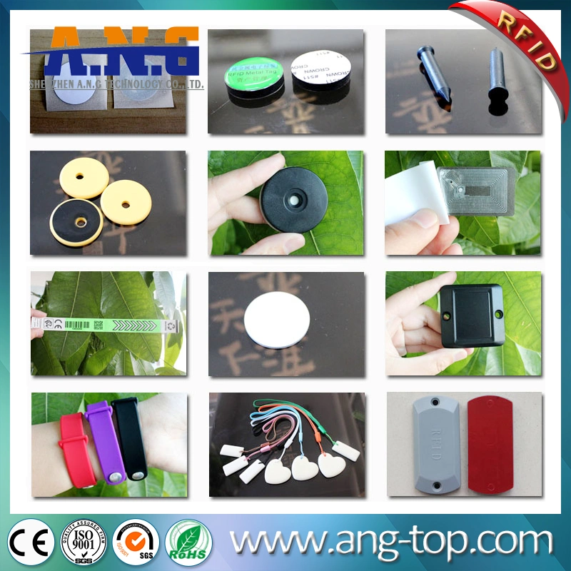 PVC Passive 125kHz RFID Clear Tag with 3m Adhesive Tape