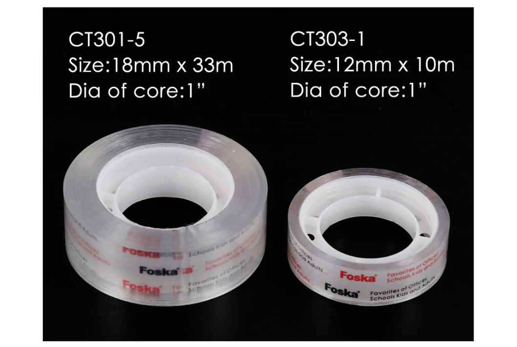 Hot Sale Stationery Transparent Invisible Tape