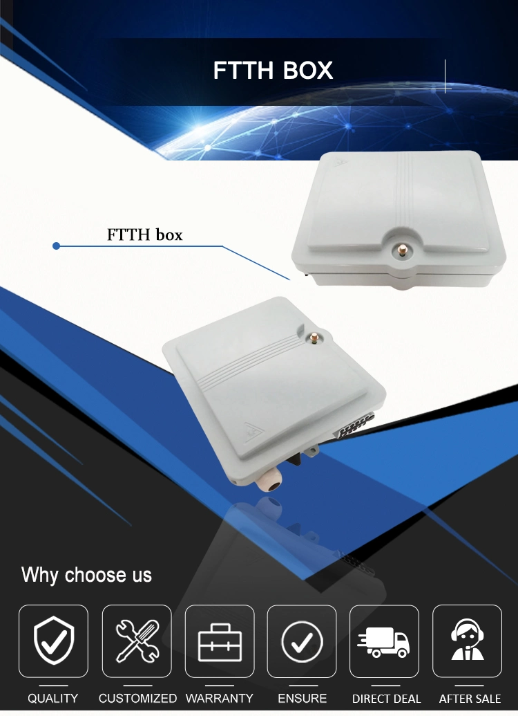 FTTH Outdoor Waterproof 12port FTTH Optical Fiber Distribution Box FTTH Box