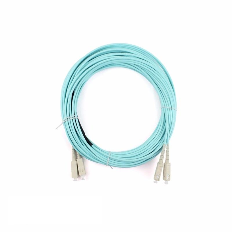 Fiber Optical Armored Patch Cord Sc-Sc mm Om3 Dx Fiber Optic Patch Cord for FTTH