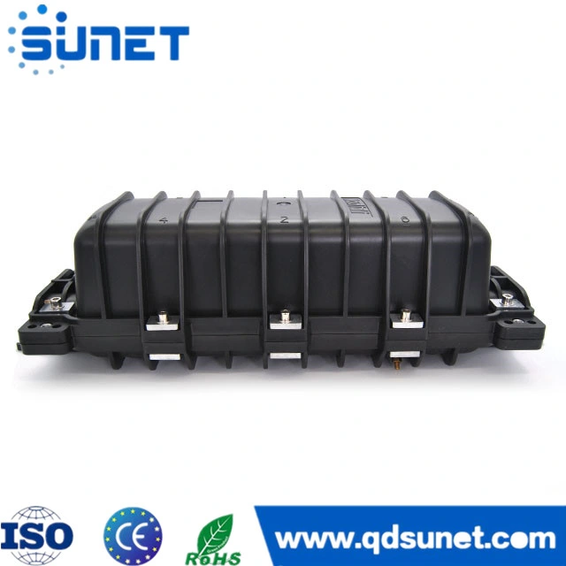 2 in 2 out Horizontal Type 24 to 288 Core PC Material Waterproof Outdoor Fiber Optic Enclosure