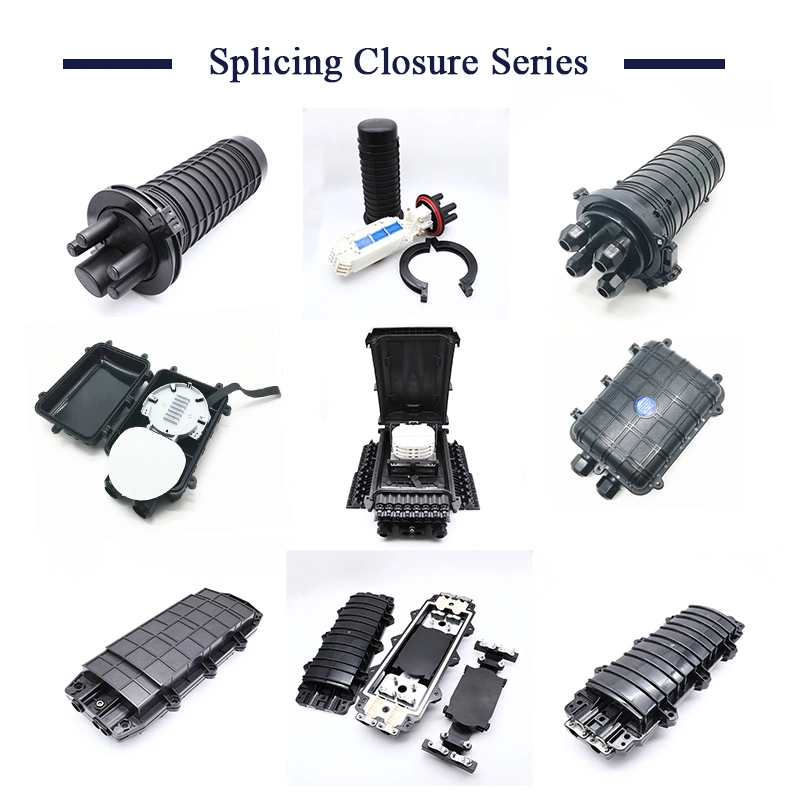 Horizontal Type Fiber Optic Splice Closure 48 Cores Splice Enclosure Fiber Optic Joint Enclosure