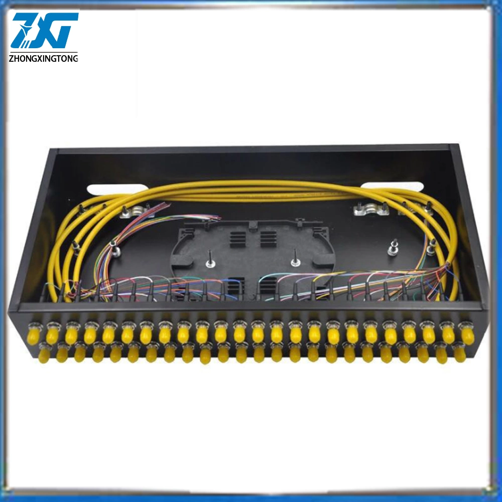 Fast Delivery 24 Core ODF Port Terminal Box 2 Fiber Patch Panel