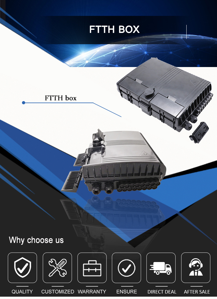 Factory Price FTTH 16 Ports Fiber Optic Box