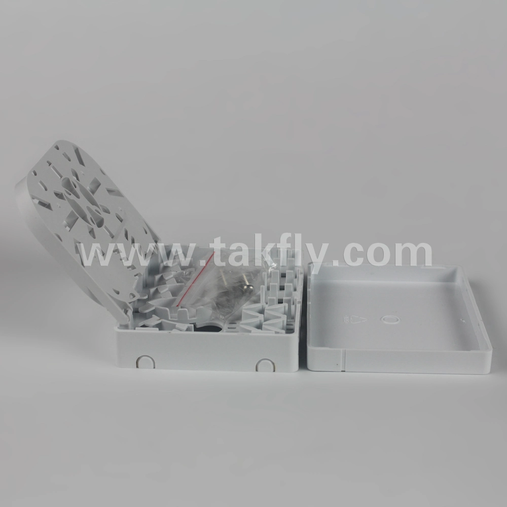 Customized White Color 4 Port Sc Fiber Terminal Box FTTH FTTX Box
