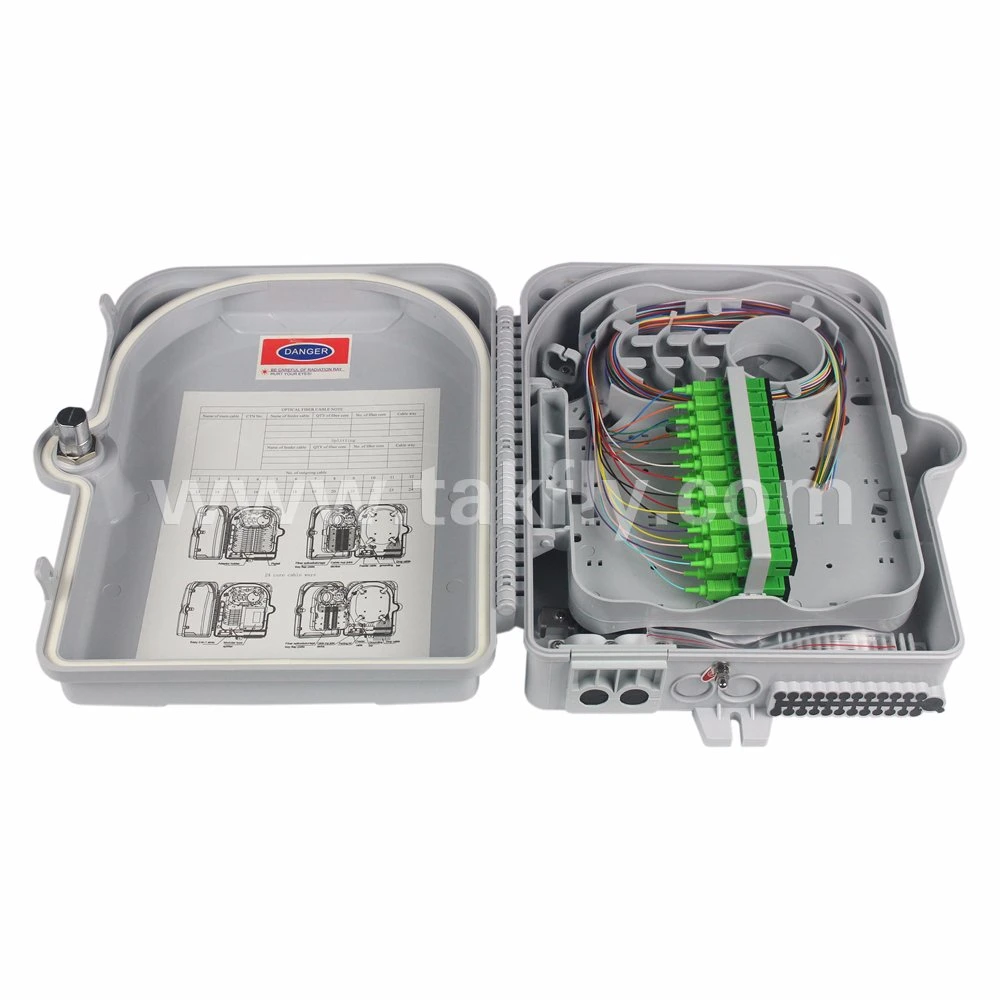 24 Cores Sc Pigtail PLC Splitter Fiber Optic Termination Box/Otb/Splice Box