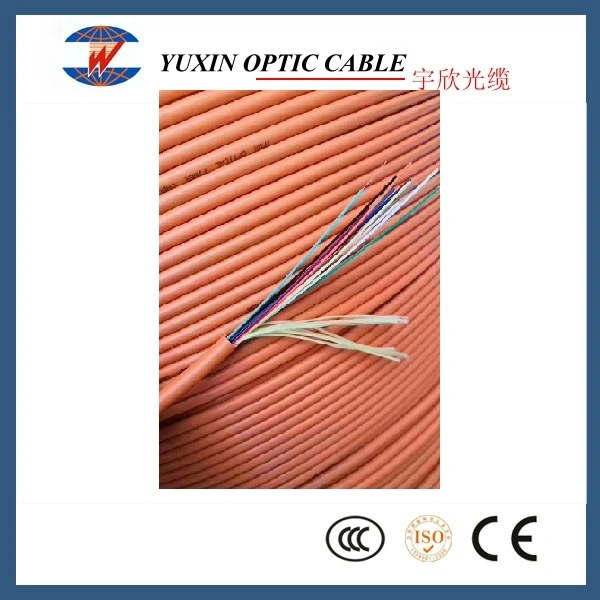 Indoor Fiber Optical Cable Optical Cable 24 Fibers G657A2 Tight Buffer Distribution Cable Fr-LSZH