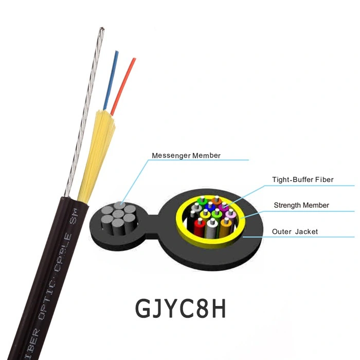 FTTH Drop Cable Self Supported Figure 8 Aerial Optical Fiber Cable Manufacturers
