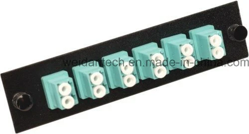 Om3-10gig 6 LC mm Fiber Optic Adapter Panel