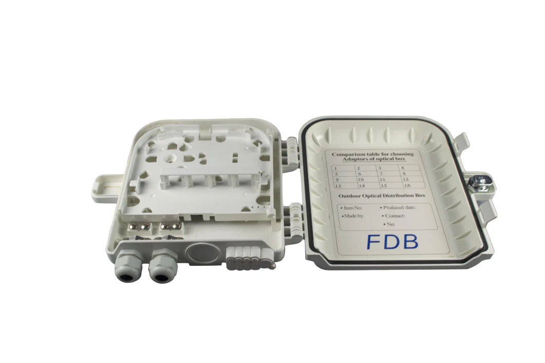 Fdb Fiber Equipment Terminal Box 8 Core Indoor /Outdoor FTTX Fiber Optic Distribution Box