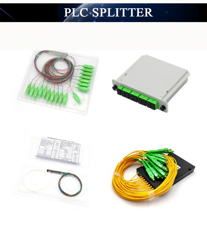 Hot Selling Fiber Optic Equipment 16 Way Fiber Optic PLC Splitter Fiber Optic Splitter