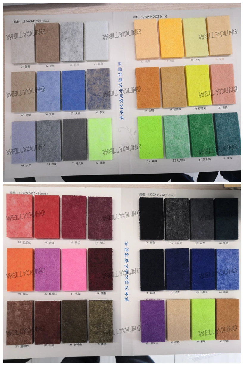 Perforated Soundproof Polyester Fiber Panel