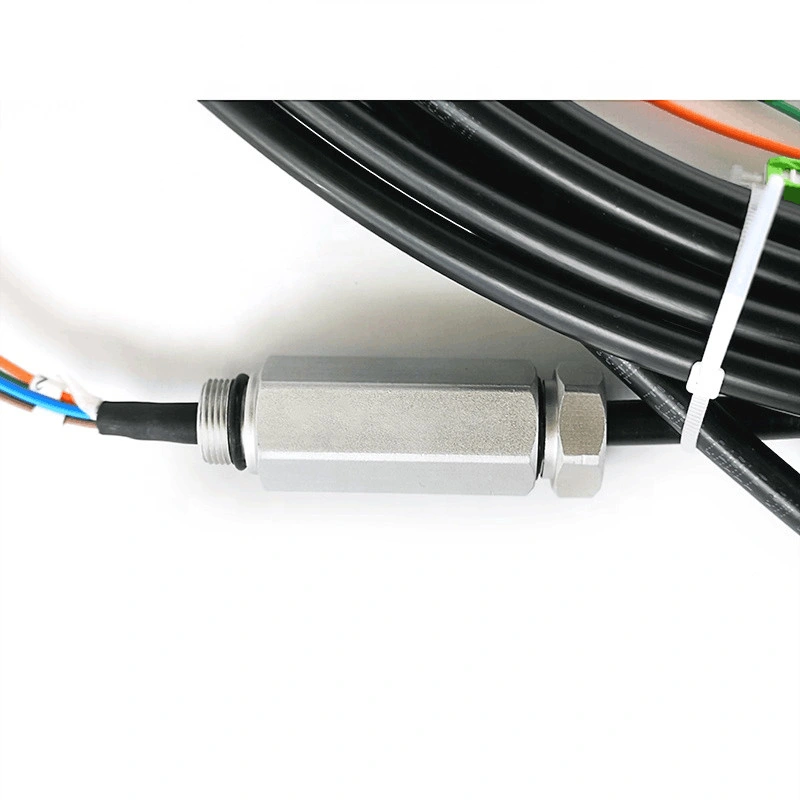 Waterproof Pigtail, 4 Fiber, Sc/APC Sm Simplex 9/125 Fiber Optic Patch Cord, CATV