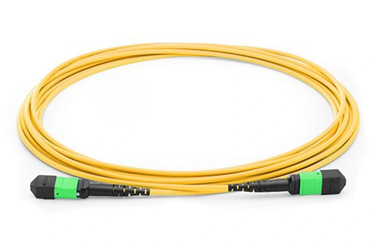 Fiber Optic Equipment 8/12/24 Cores Sm/mm/Om3 MTP MPO Fiber Optical Patch Cord
