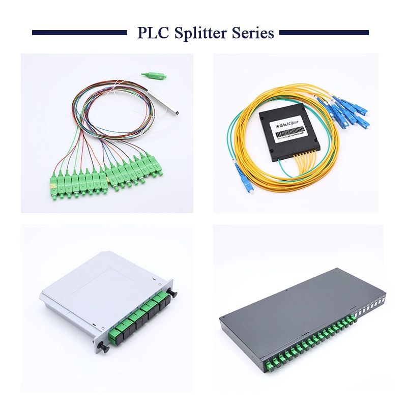 Rack Type PLC Splitter Fiber Optical Splitter Optic Box