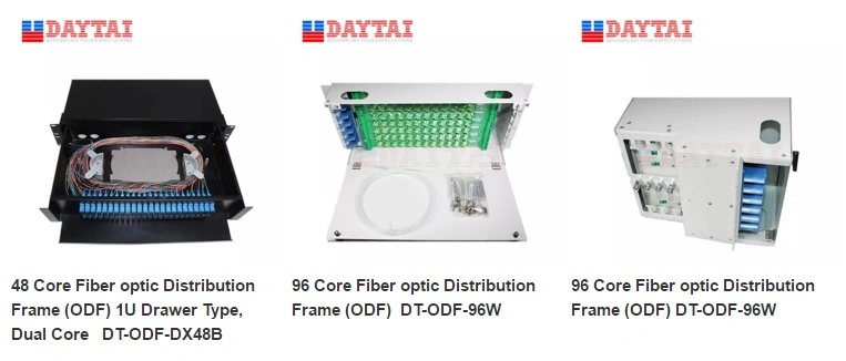 1u Drawer Type Factory Price 24 Port Fiber Optic Distribution Frame 24 Core ODF