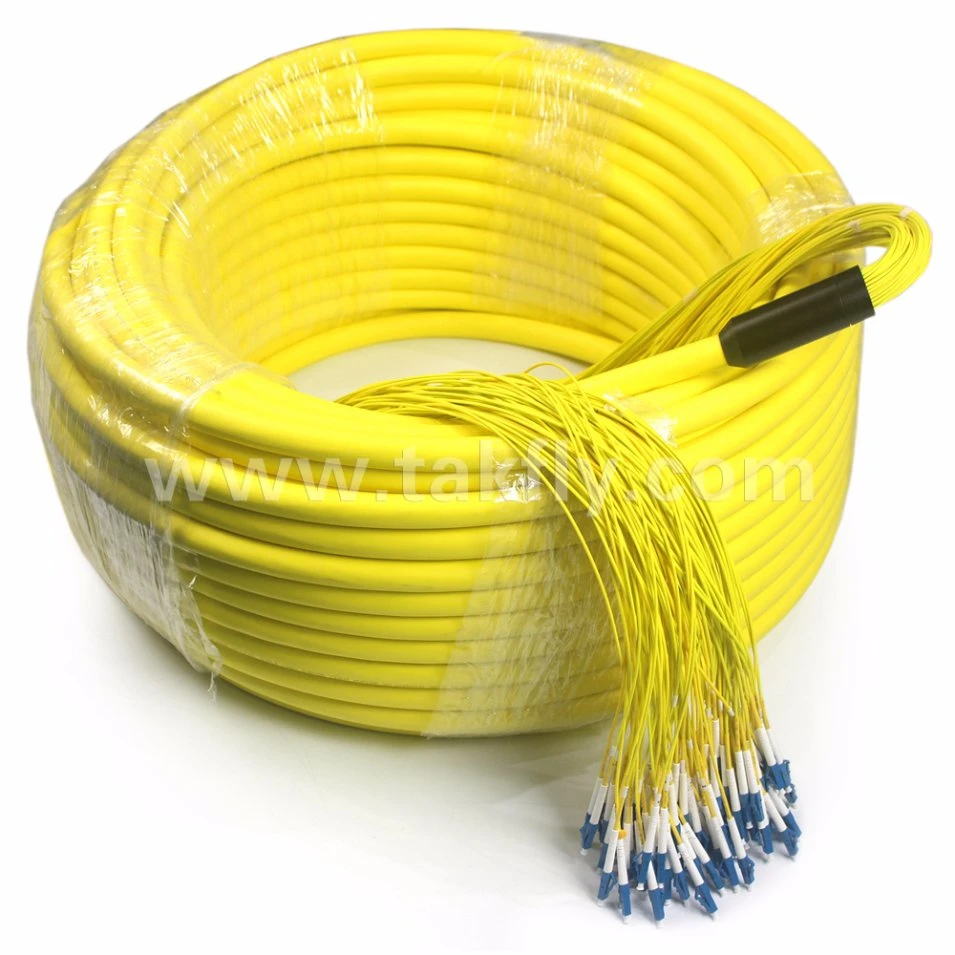 96 Cores Fiber Optic Cable Distribution Frame Tube LSZH out Pigtail