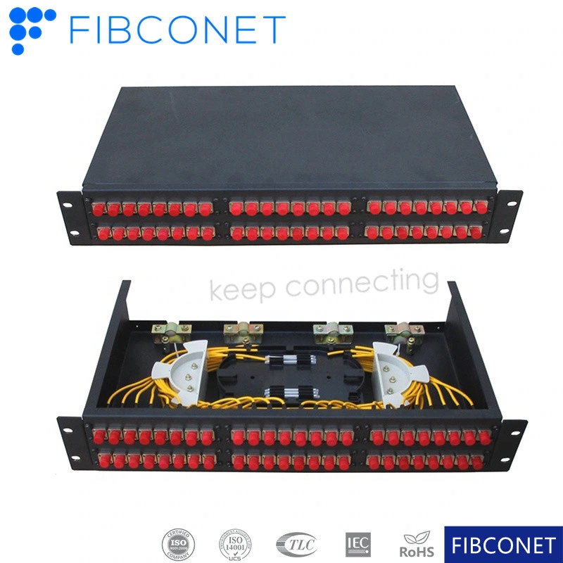 Metal Optic Patch Panel 24 Cores ODF FC Sc Coupler FTTH ODF Patch Panel