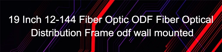 FTTH Fiber Optic ODF 48 Puerto ODF Fibra Optica 1u ODF Con Gabinet