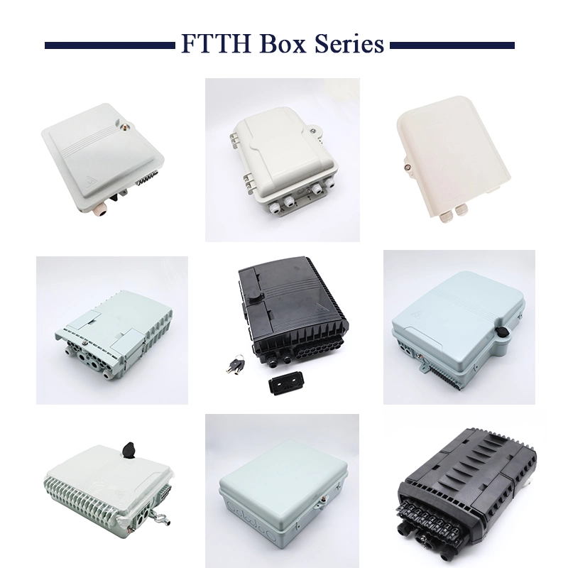Fiber Optic Joint Box 16-Fiber FTTH PLC Splitter Distribution Splicing Distribution Box