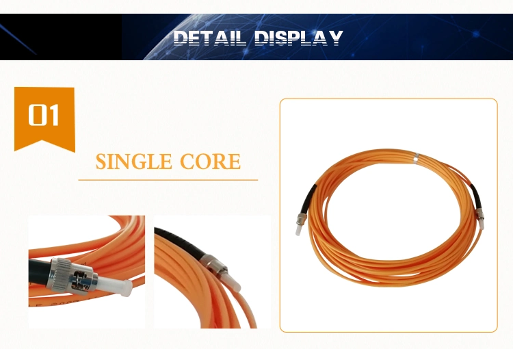 Sc/APC to Sc/APC Fiber Optic Cable Jumper Fiber Optic Cable Patch Cord FTTH