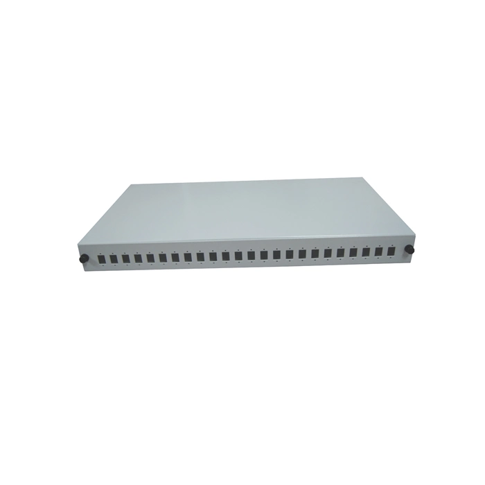19inch Drawer Type White Gray Black Rack Mounted Fiber Optica Enclosure Fo Patch Panel