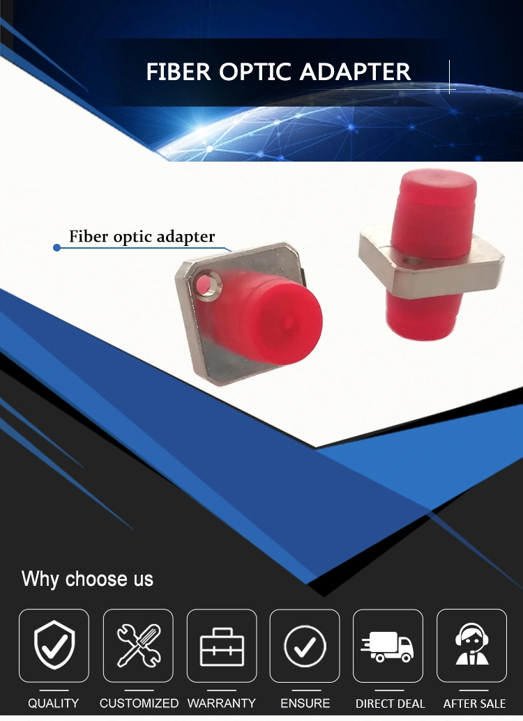 Sc/LC/FC/St Optic Fiber Adapter Quad Fiber Adapter