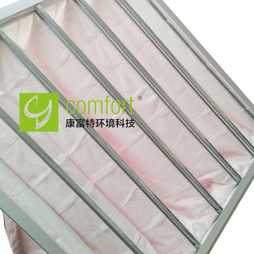 Air Conditioning Secondary Air Filter F7 Pocket Type Bag Filter