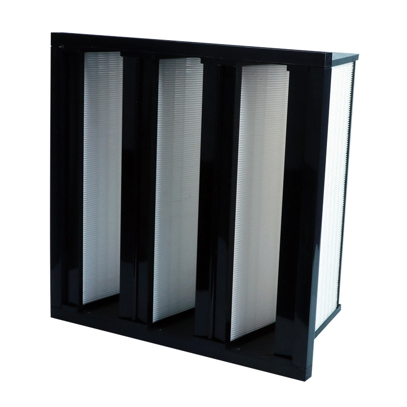 4 V-Cell HEPA 99.99% Plastic Frame Box Filter