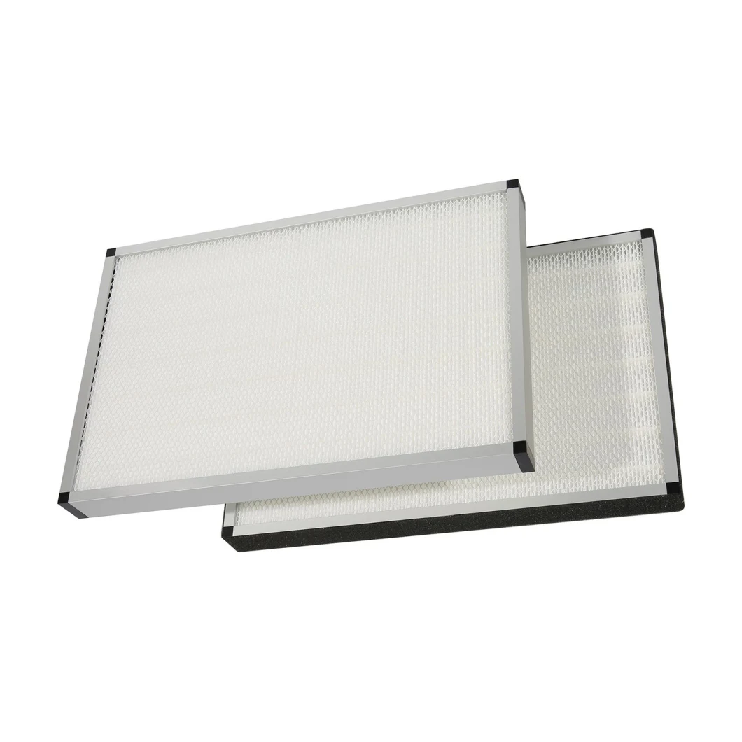 Air Freshener Aluminum Frame Air Pleat HEPA Filter for Air Conditioning Filter