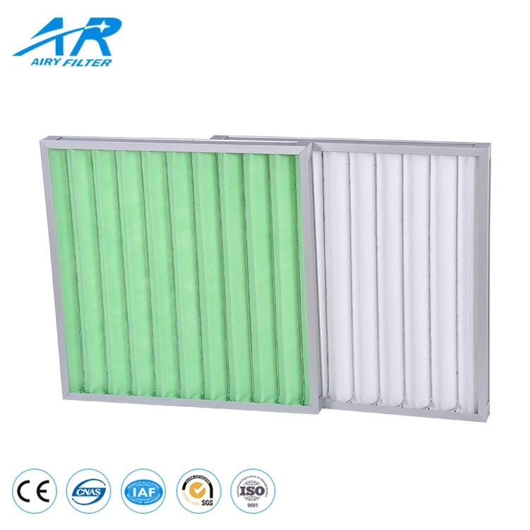 Air Volume Pleated Panel Air Filter Washable Air Filter with Synthetic Fiber