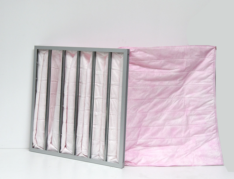 F7 Pink Synthetic Fiber Pocket Filter Air Filter