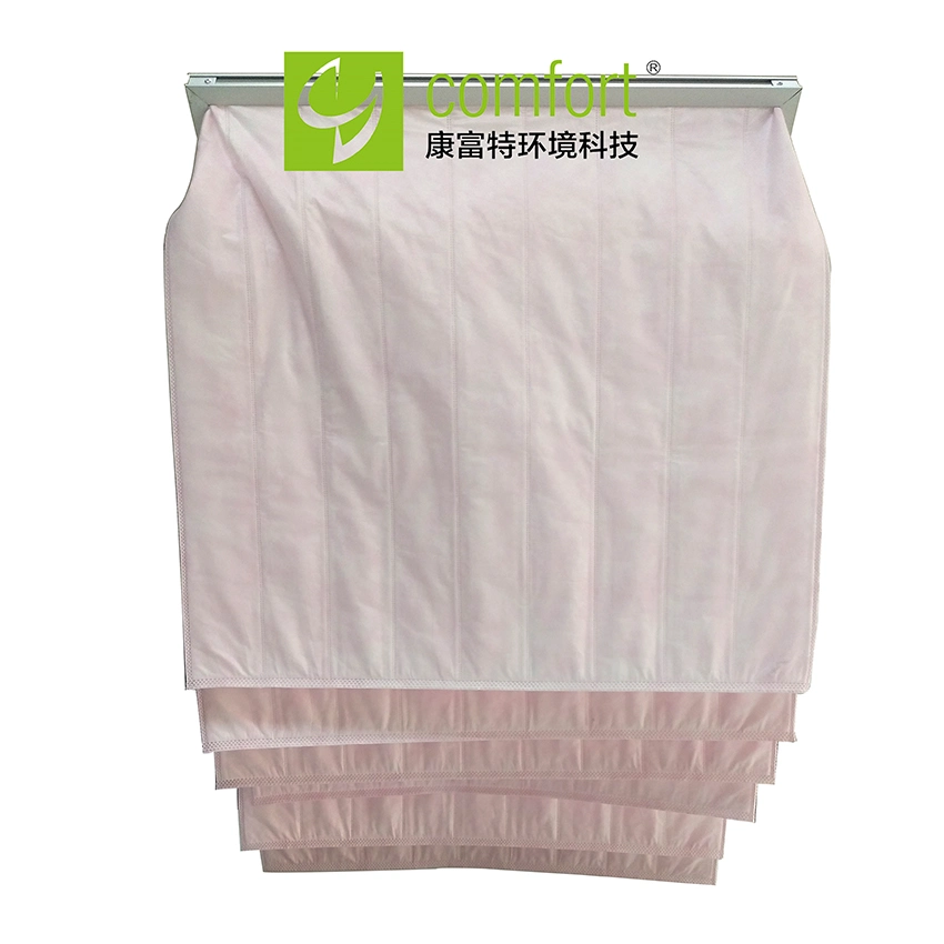 Air Conditioning Secondary Air Filter F7 Pocket Type Bag Filter