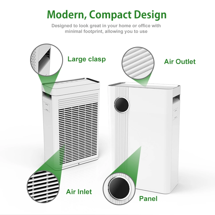 Electric Power Home Appliance HEPA Filter Household Air Cleaner Air Purifier for Pm 2.5