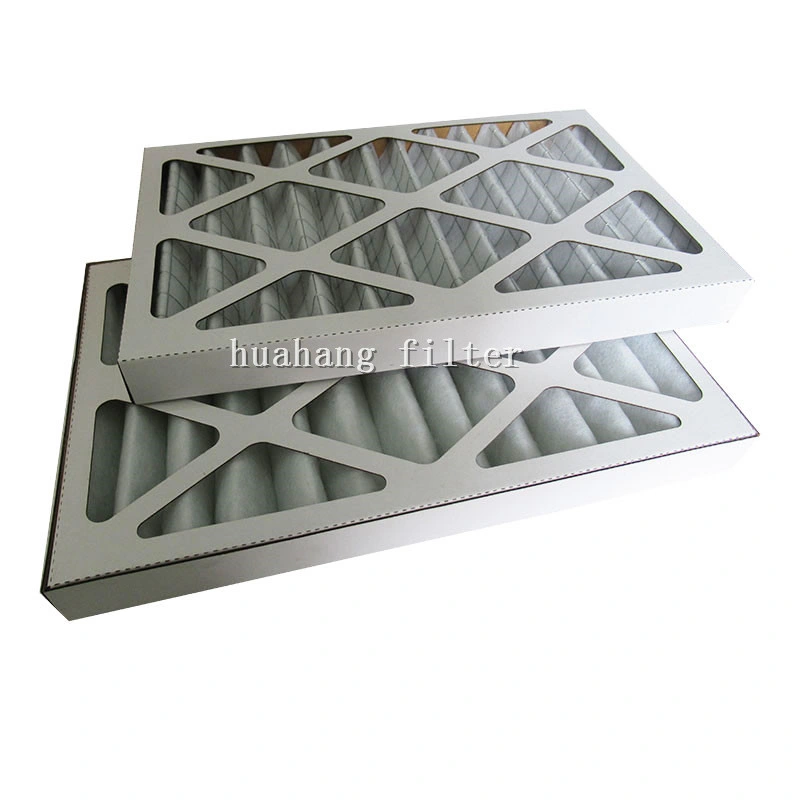 cardboard frame panel HAVC air filter pleat primary furnace filter MERV 11 air filter