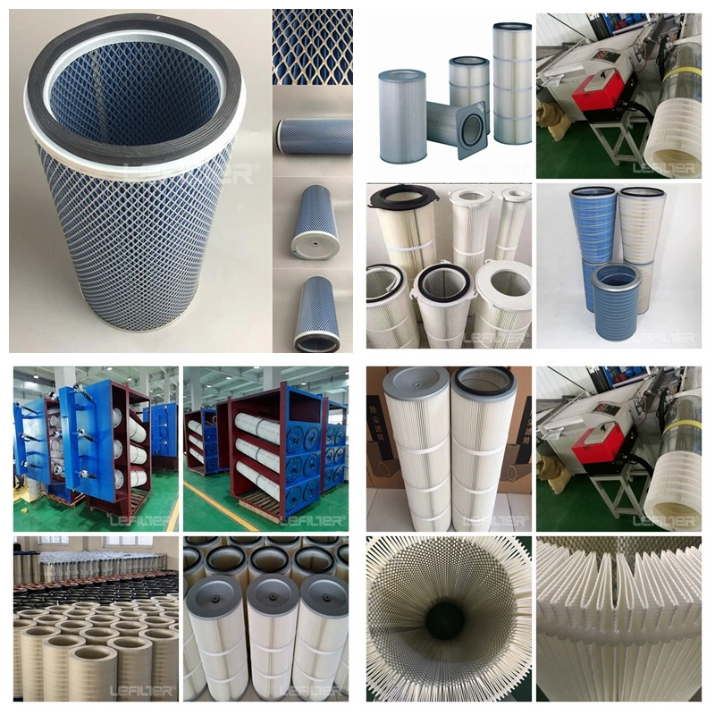 P19-0978 Cylindrical Pleated Polyester Filter Cartridge for Dust Collector Donaldson Filter