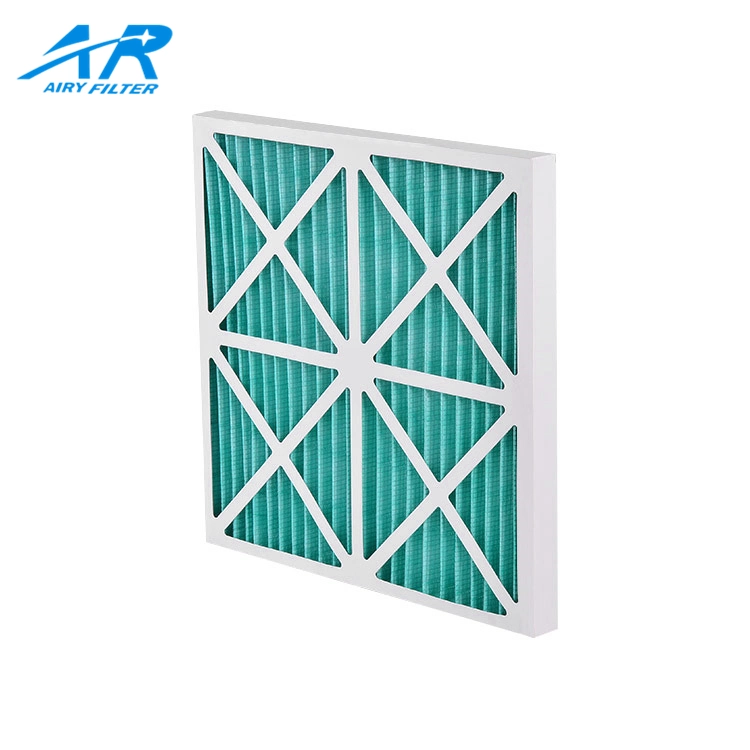 Cardboard Paper Frame G4 Folding Panel Air Filter for Air Filtration System