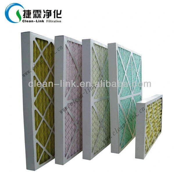Paper Frame Air Filter Pleated Panel Pre Air Filter