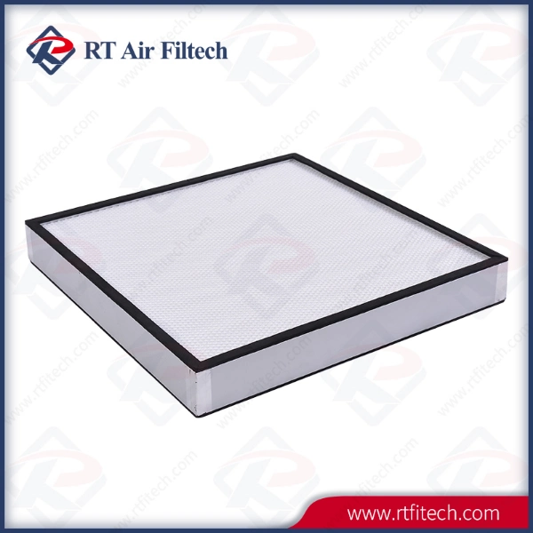 Large Airflow V-Bank Filter Glassfiber Filter Media for Clean Room