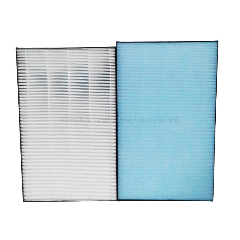 99.99% Filter H13 H14 Grade Panel HEPA Filter Anti Bacterial Air Filters Replacement for Air Purifier