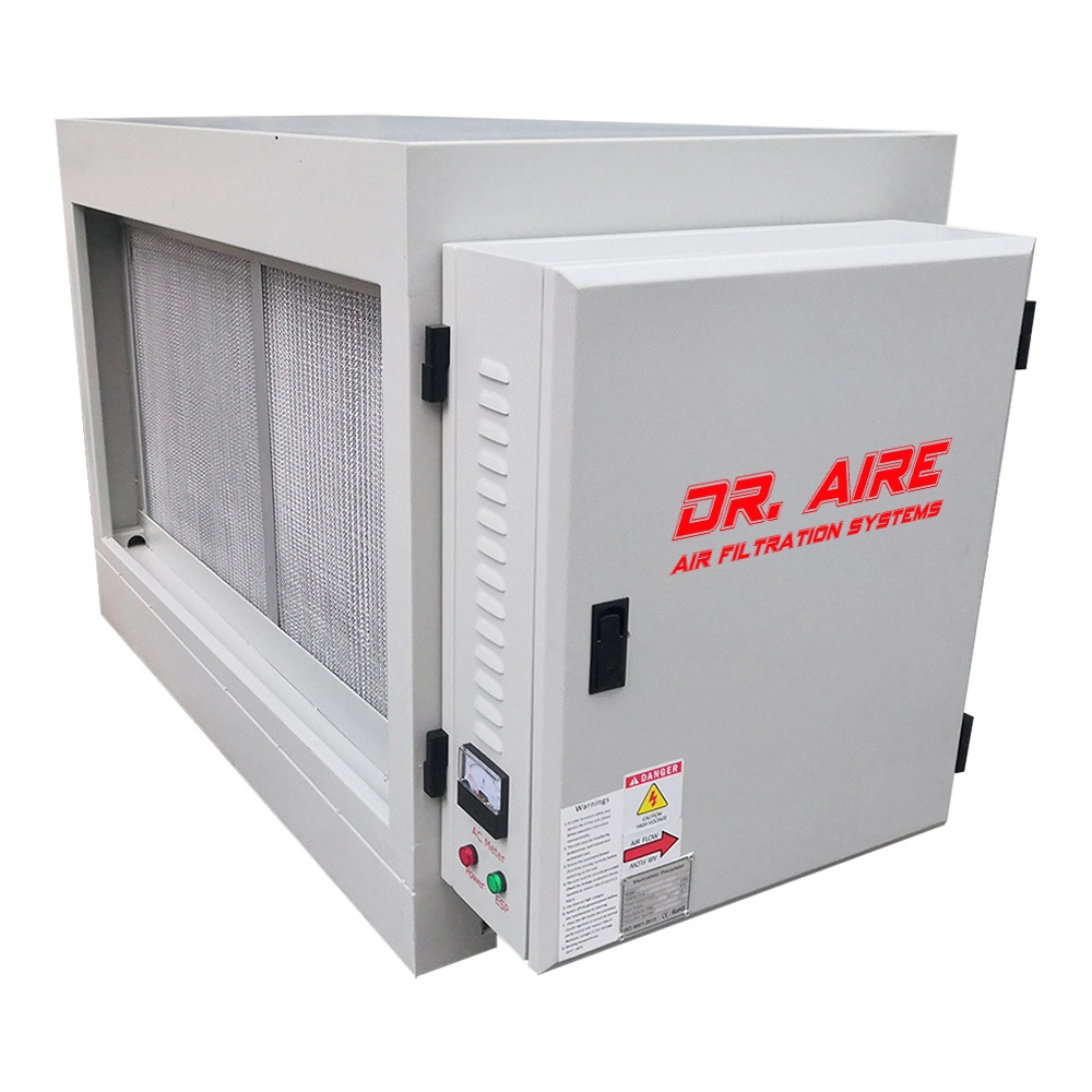 Electrostatic Air Filter Smoke Scrubber Collector Industrial Gas Scrubber Kitchen Exhaust Electrostatic Precipitator