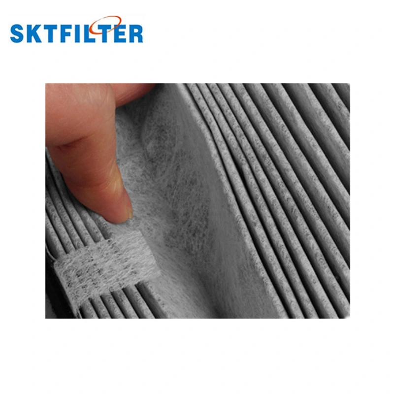 Pleated Car Cabin Activated Carbon HEPA Filter