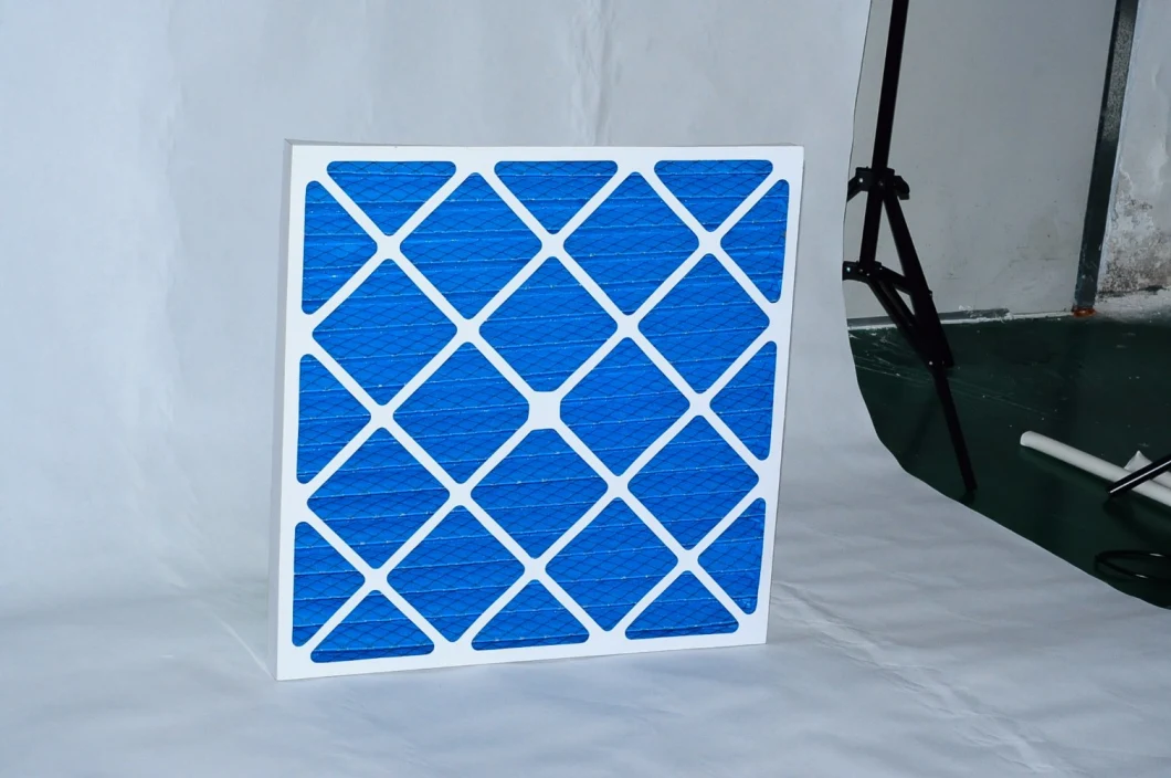 Cardboard Frame Primary HVAC Dust Panel Furnace Pleated Pre Filter G3 G4