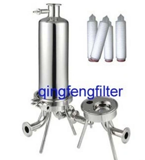 Ce Certificated 304 or 316 Stainless Steel Filter Housing for Pharmaceuticals and Chemicals
