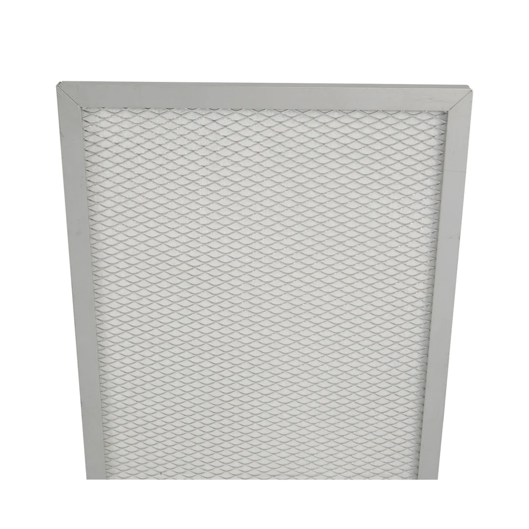 Galvanized Frame G4 F5 Pre Filter Cotton Flated High Temperature Filter