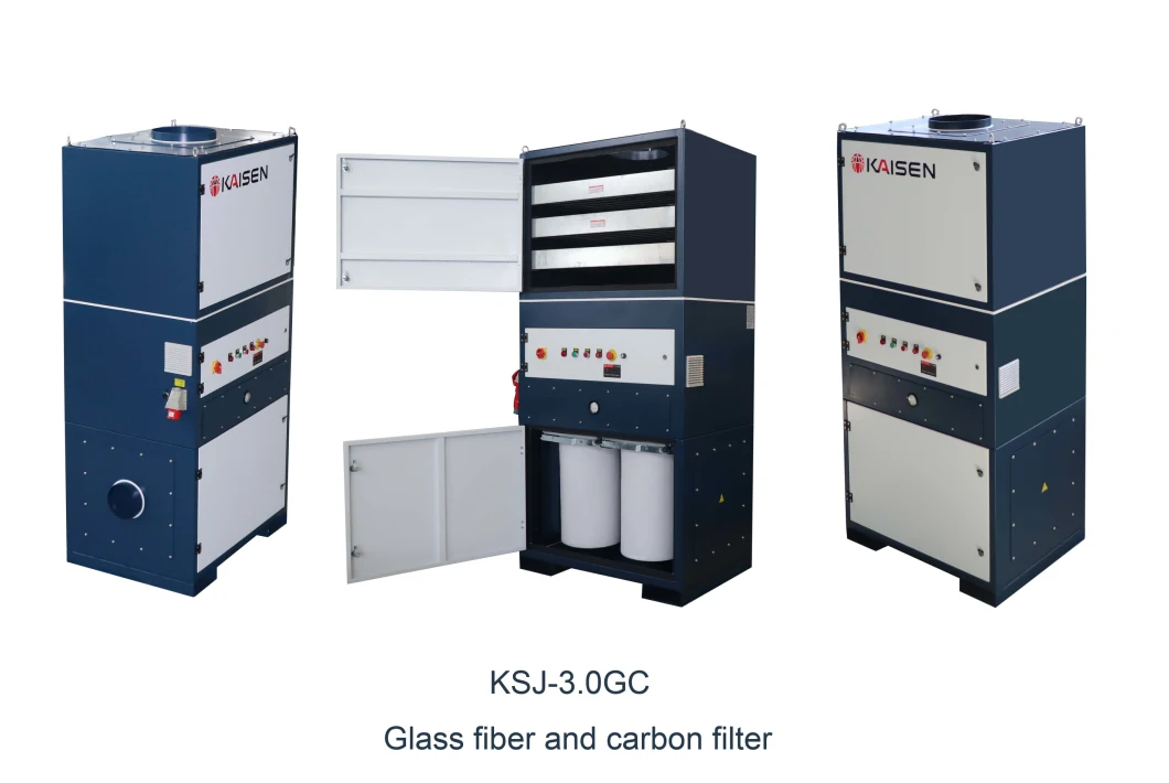 Double Layers Filter of Active Carbon and Glass Fiber Fume Extraction System