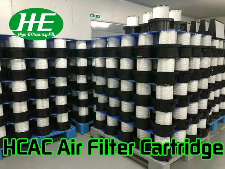 Air Filter Cartridge Pleated Fiberglass Paper Air Filter Cartridge
