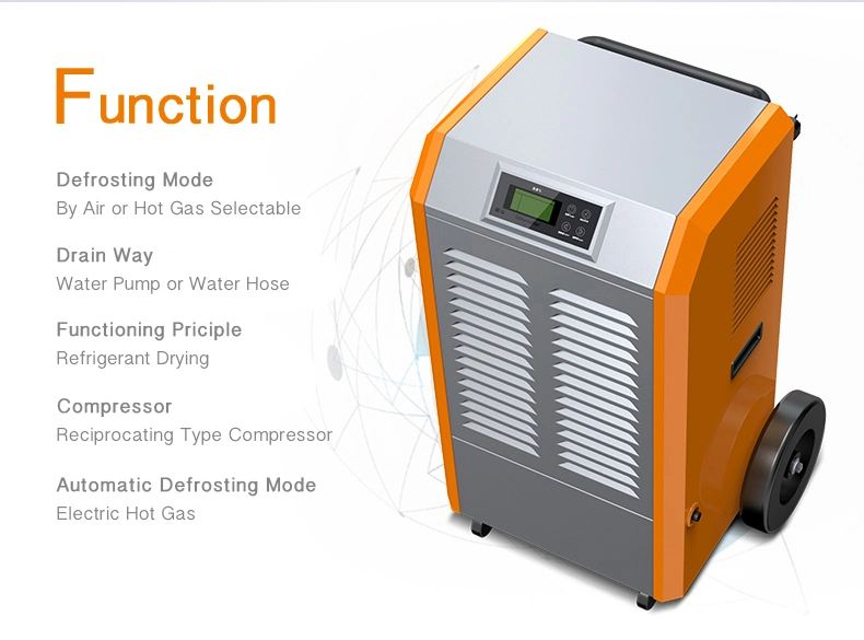 Eurgeen 90L/Day Tankless Dehumidifier Wholesale Dehumidifier Dehumidifier Machine From Hangzhou Zhejiang China